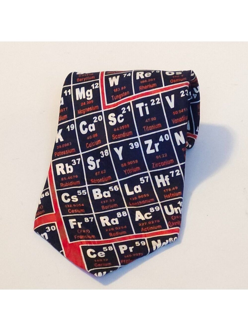 FUN RALPH Marlin & Co. The Periodic Table Neck Tie 1994 Novelty Tie